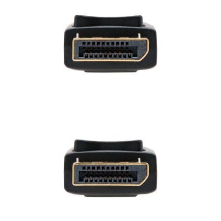 Nanocable Cable DisplayPort 1.2 Macho a Macho, Negro, 0,5 m